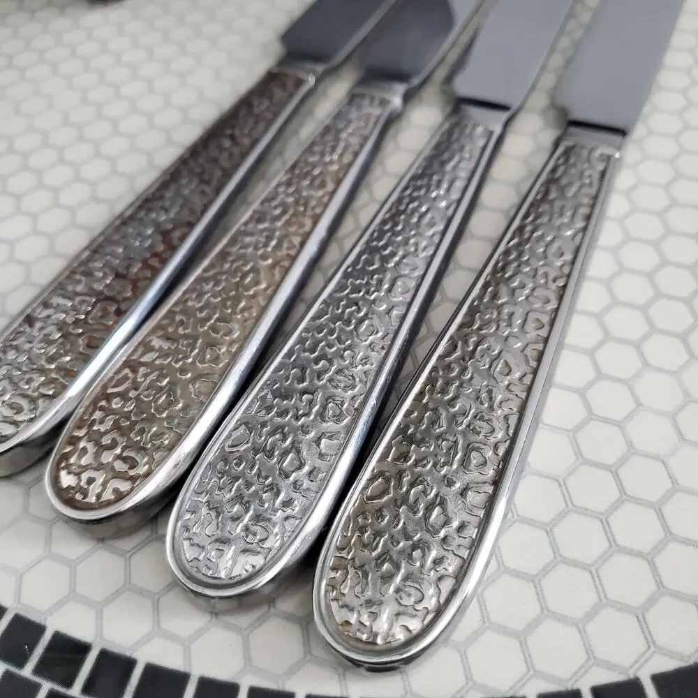 Reed & Barton by Issac MIzrahi Tunis Serrated Steak Knife Set of 4